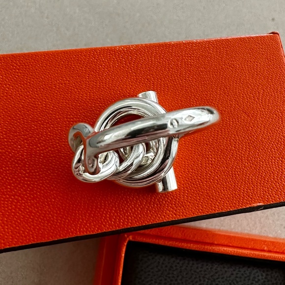Croisette ring HERMÈS 52 Size 💯 authentic - Picture 6 of 8